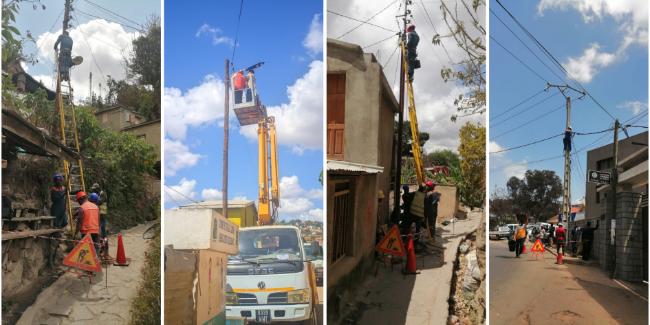 Avancement du projet d’éclairage public Lalankely III 