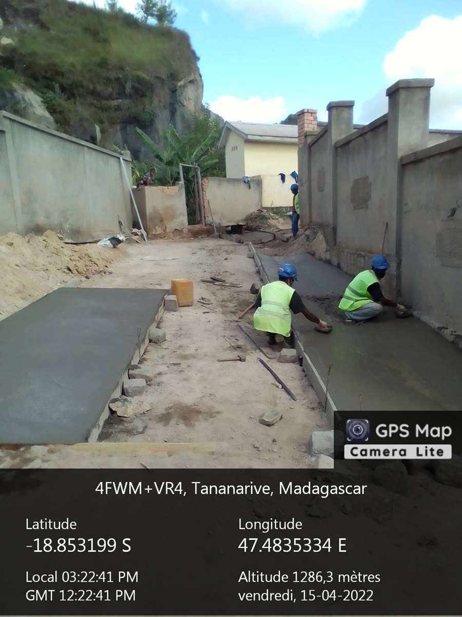 Image chantier après