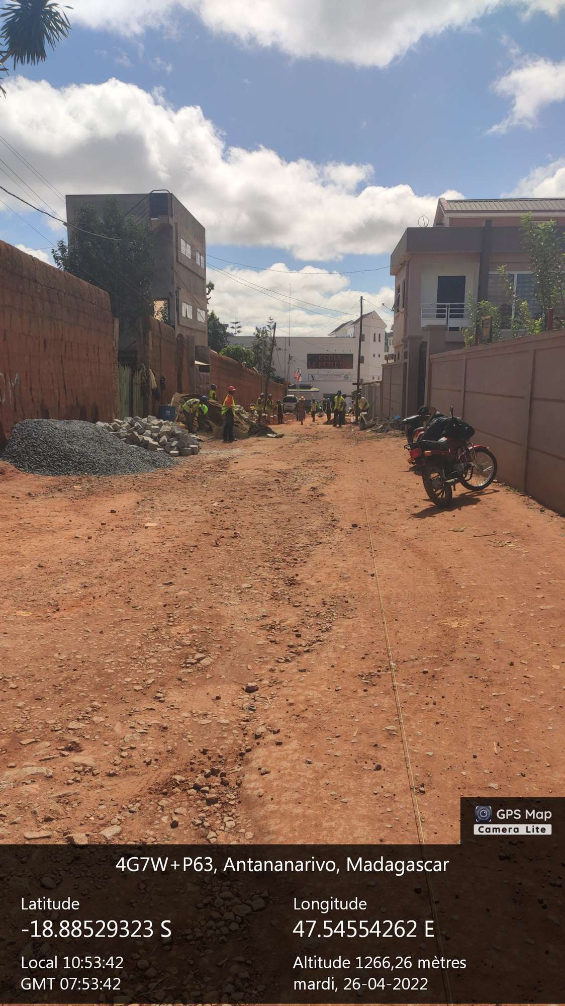 Image chantier avant