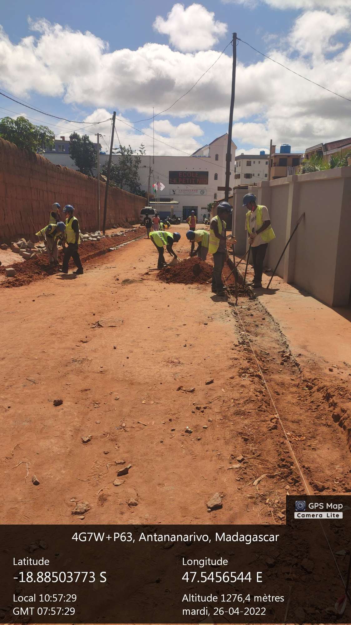 Image chantier avant