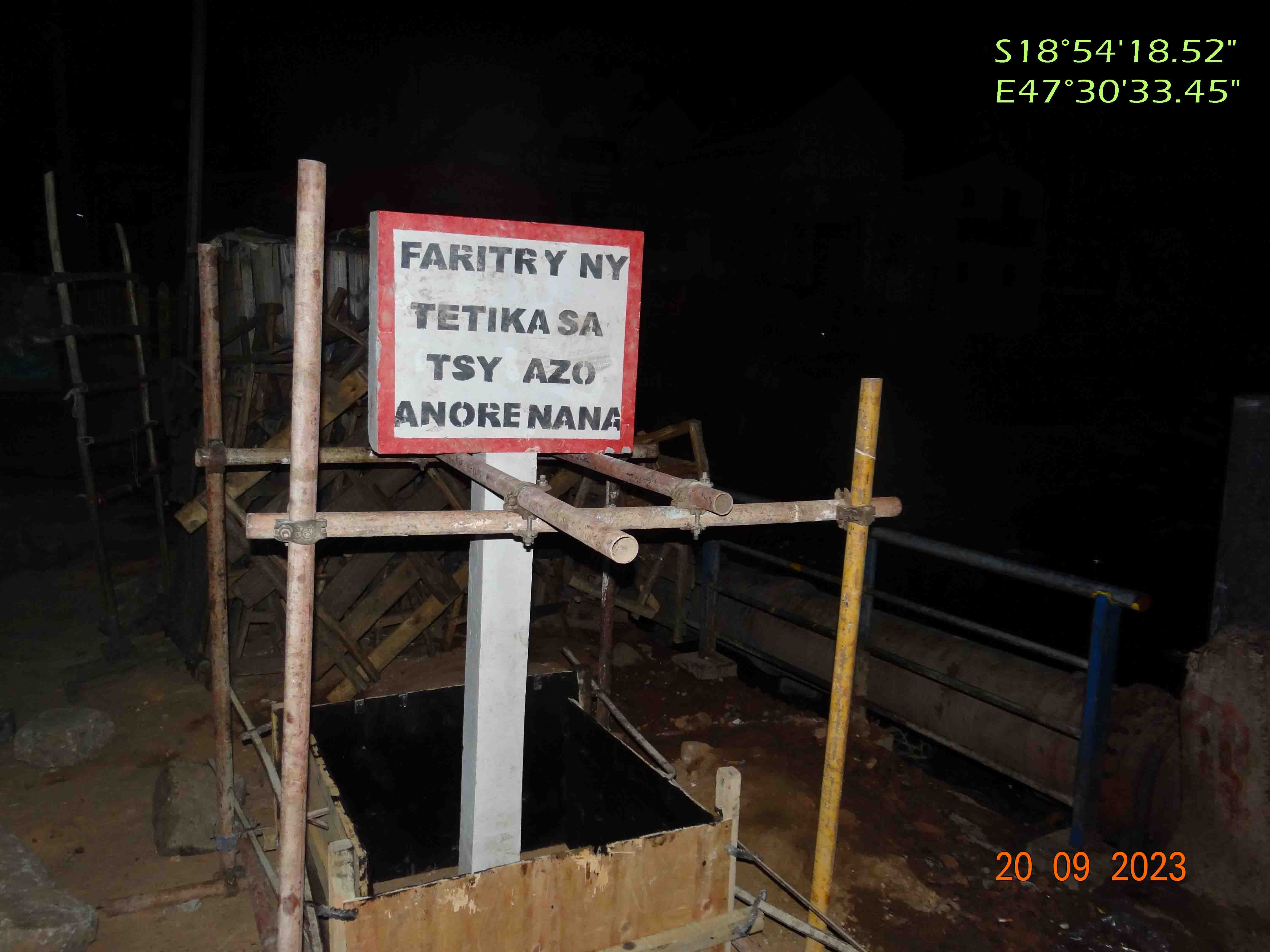 Image chantier après