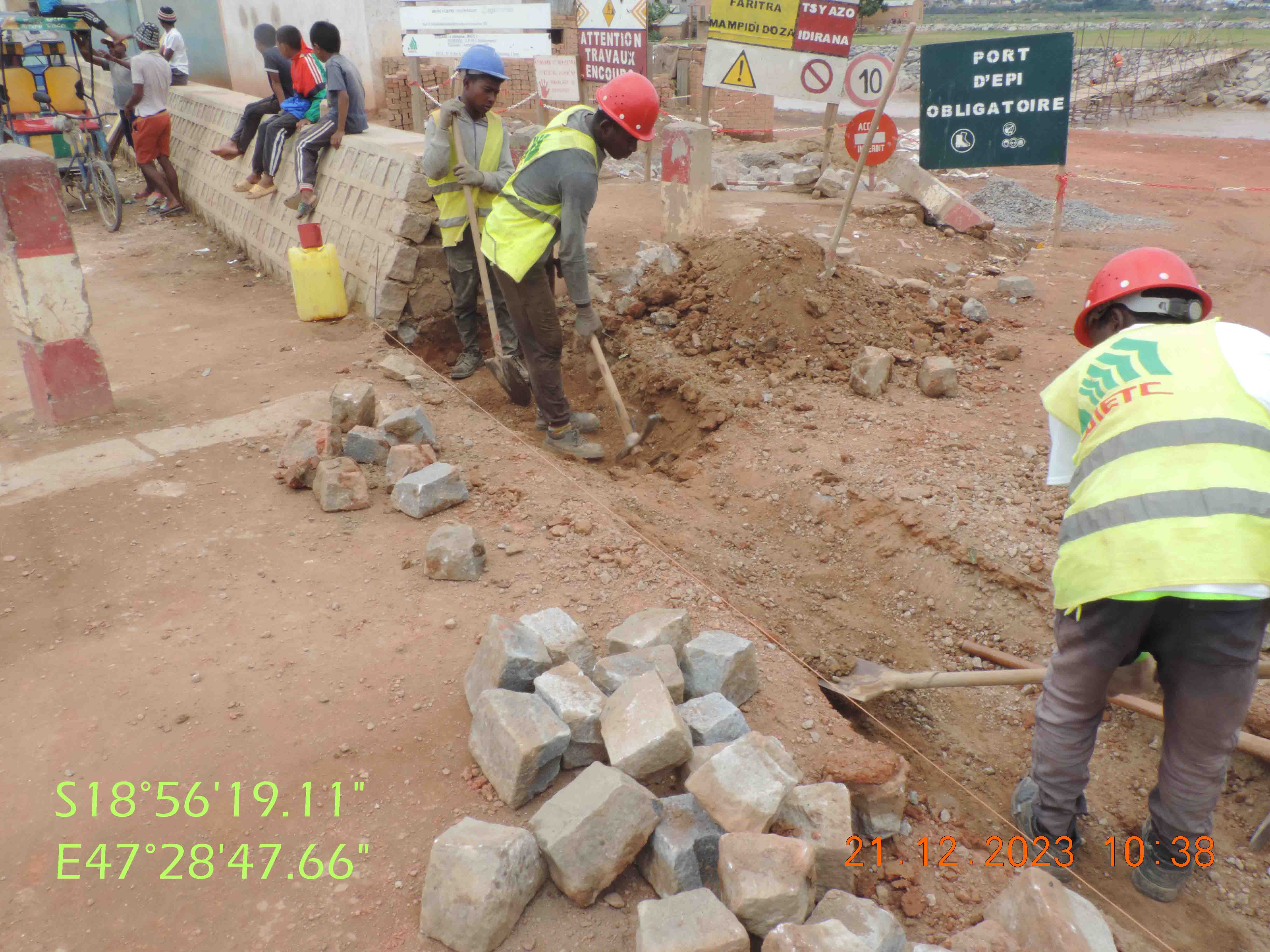 Image chantier avant
