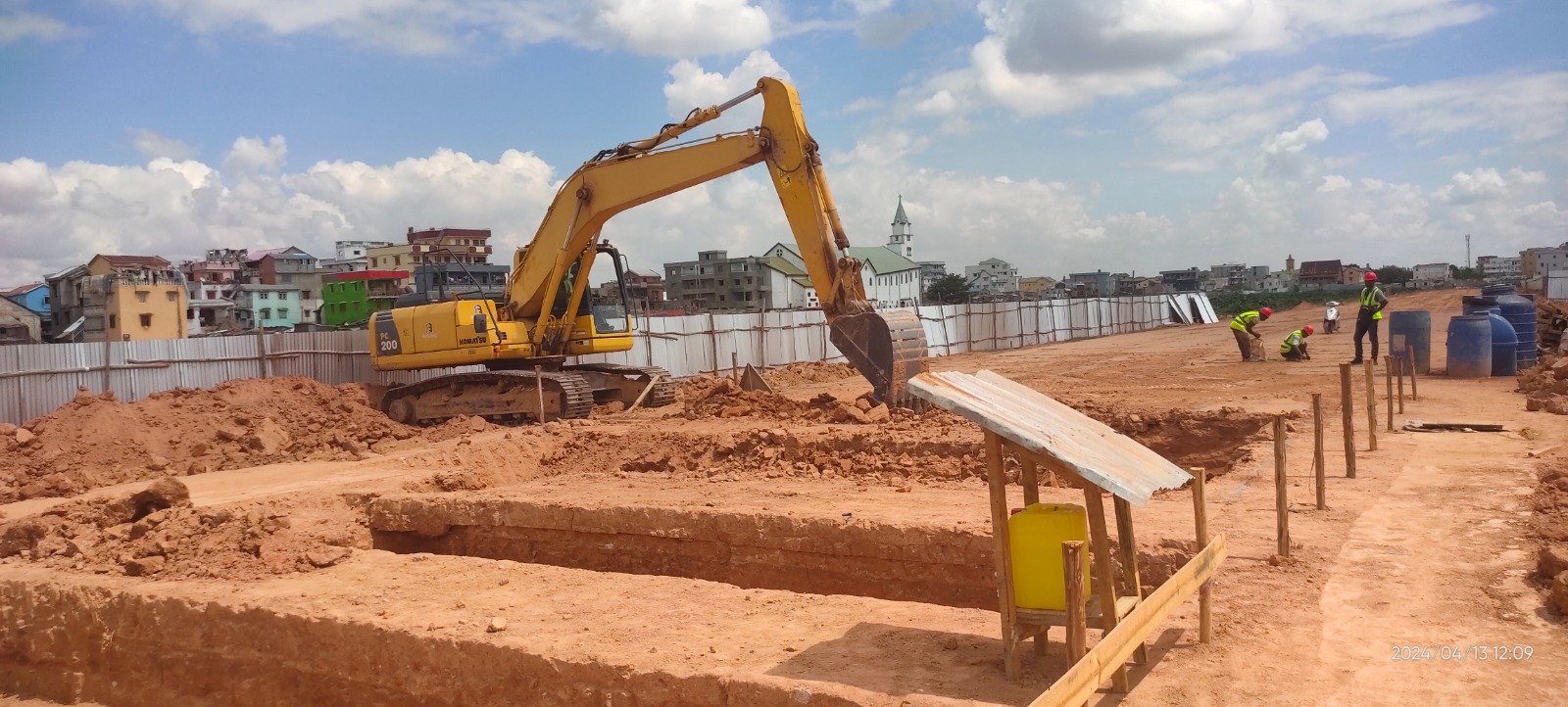 Image chantier avant