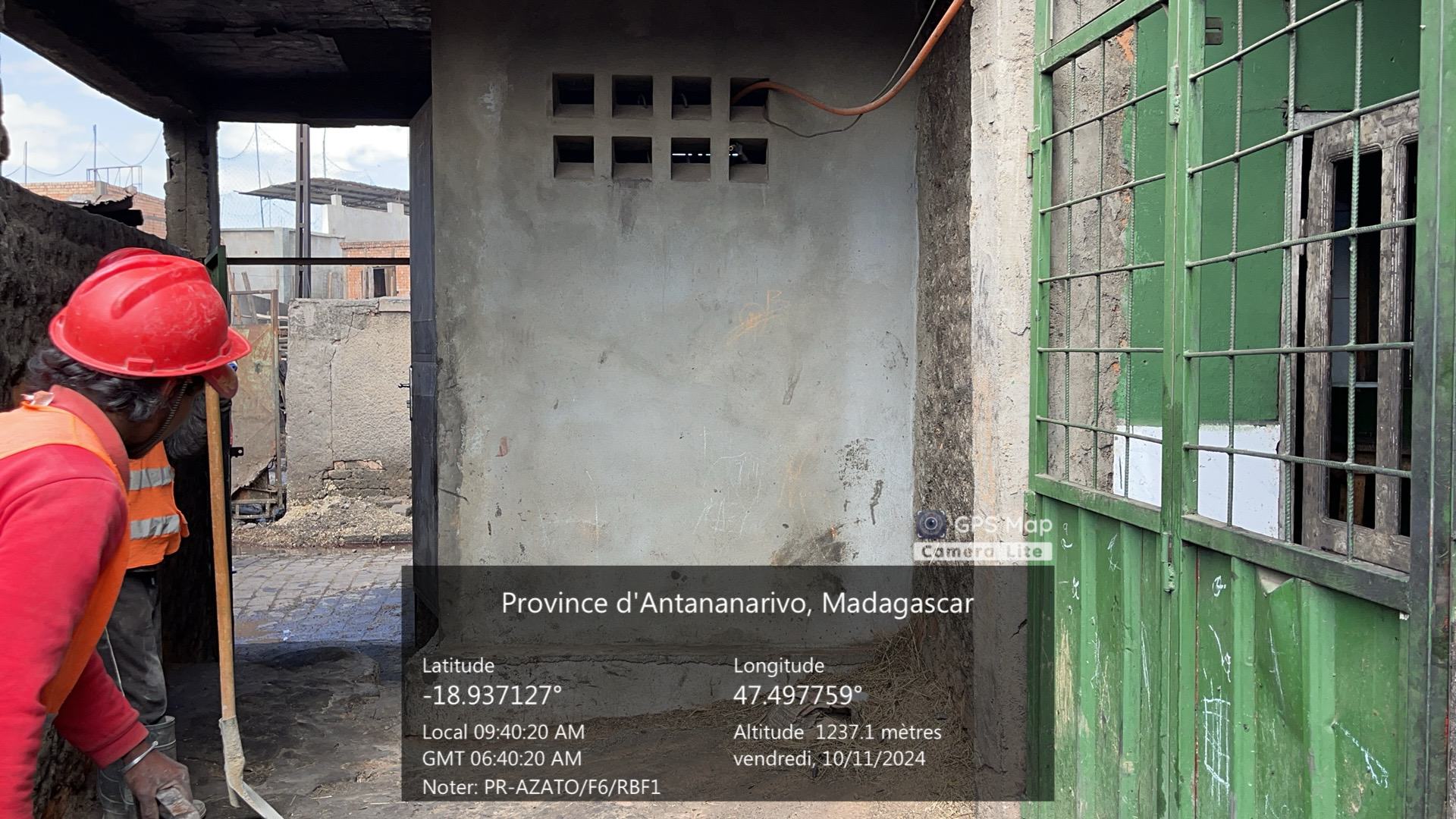Image chantier avant