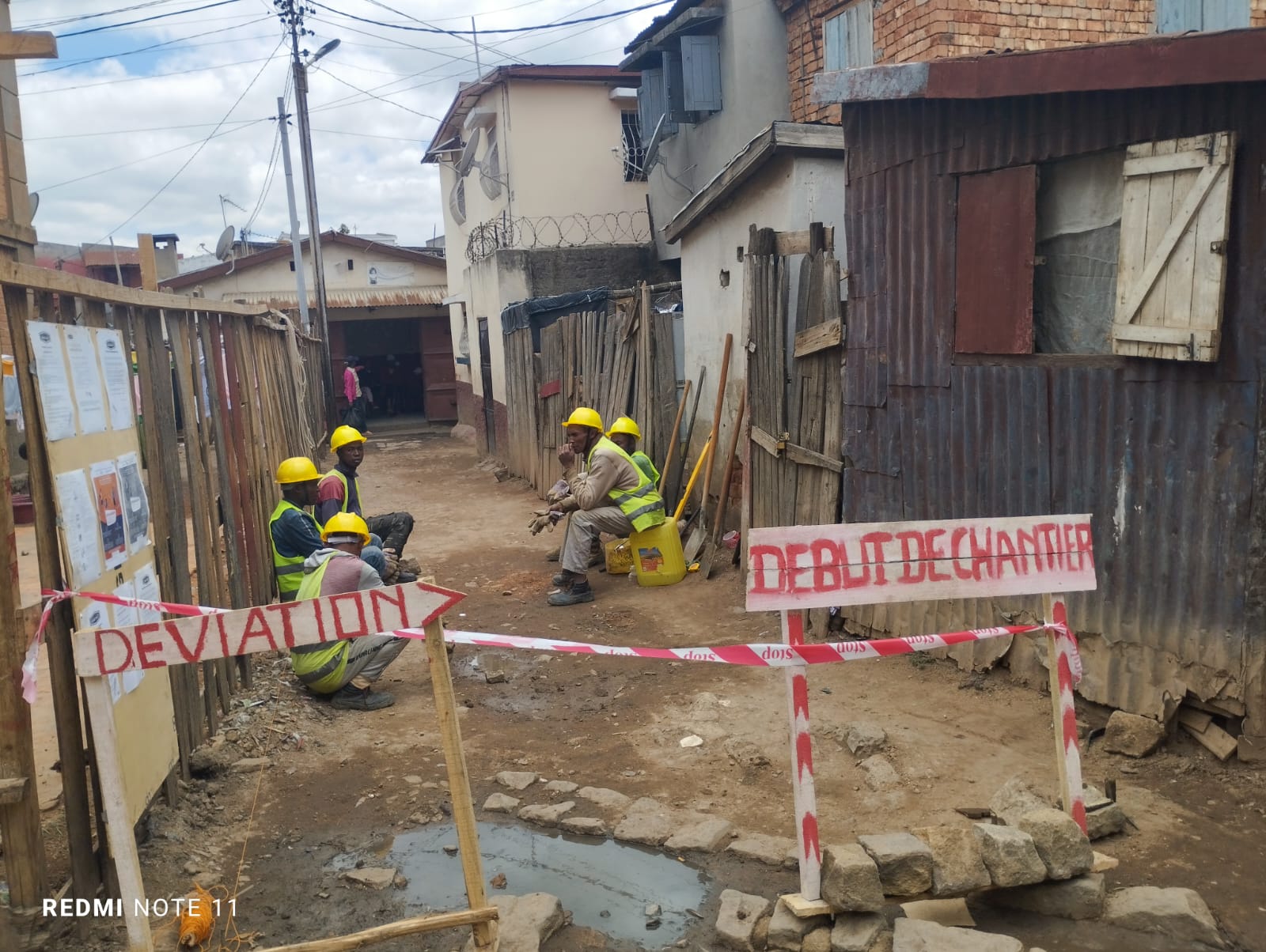 Image chantier avant