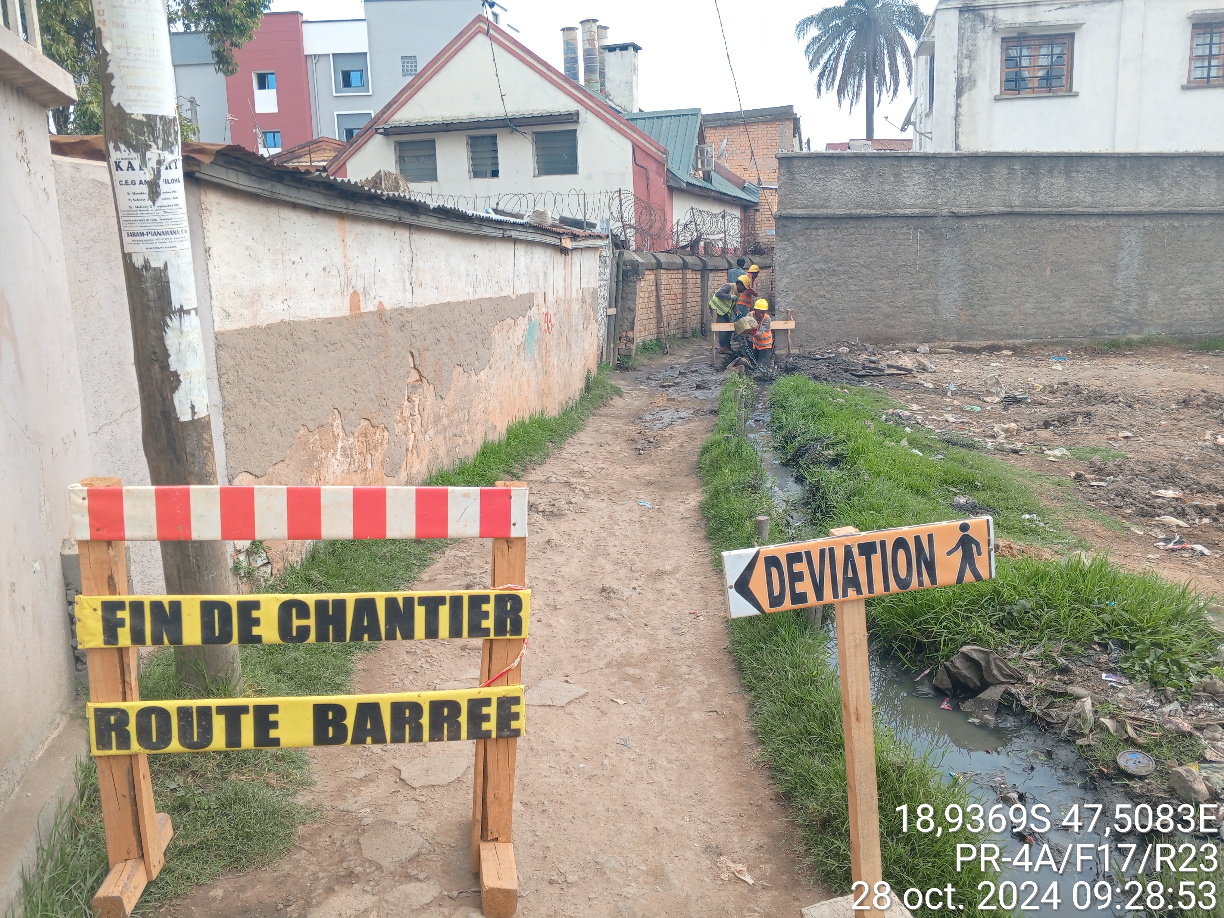 Image chantier avant