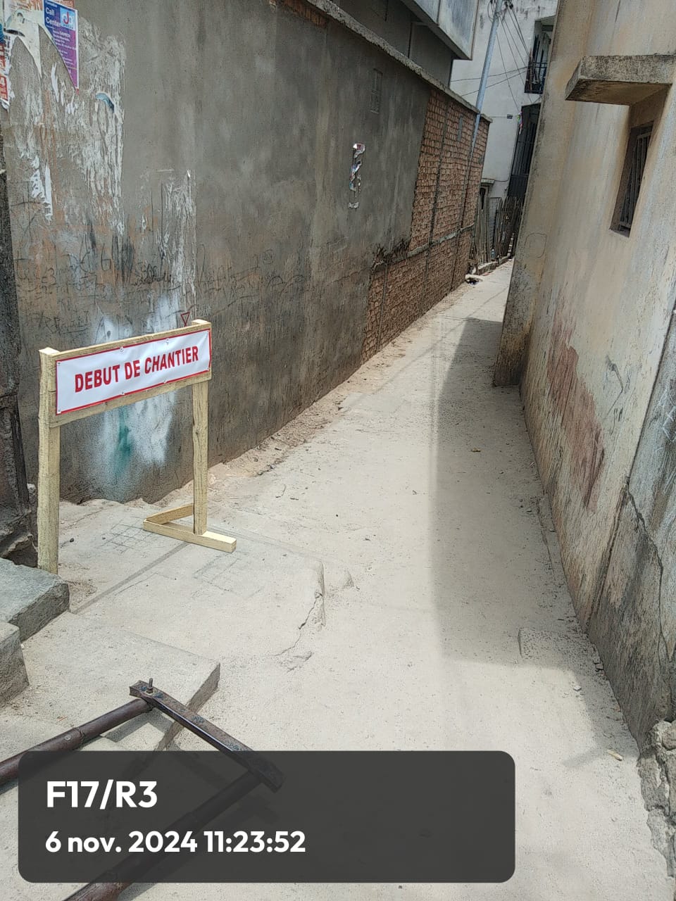 Image chantier avant