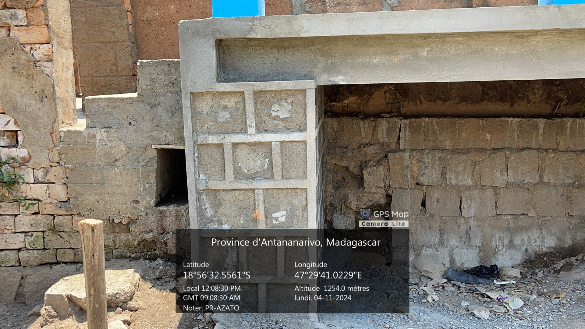 Image chantier après