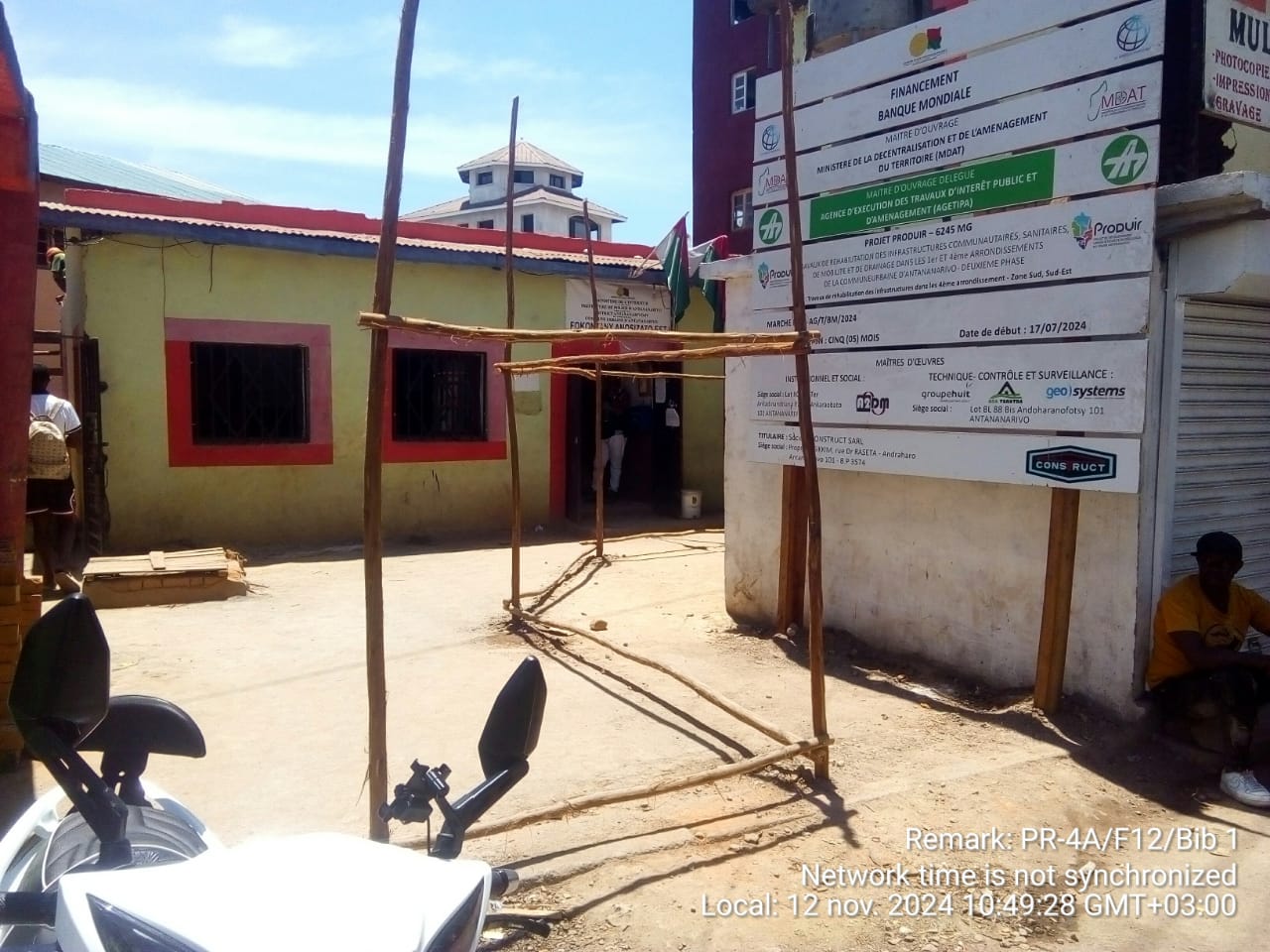 Image chantier avant