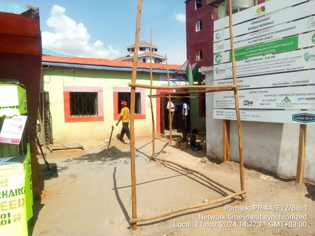 Image chantier avant