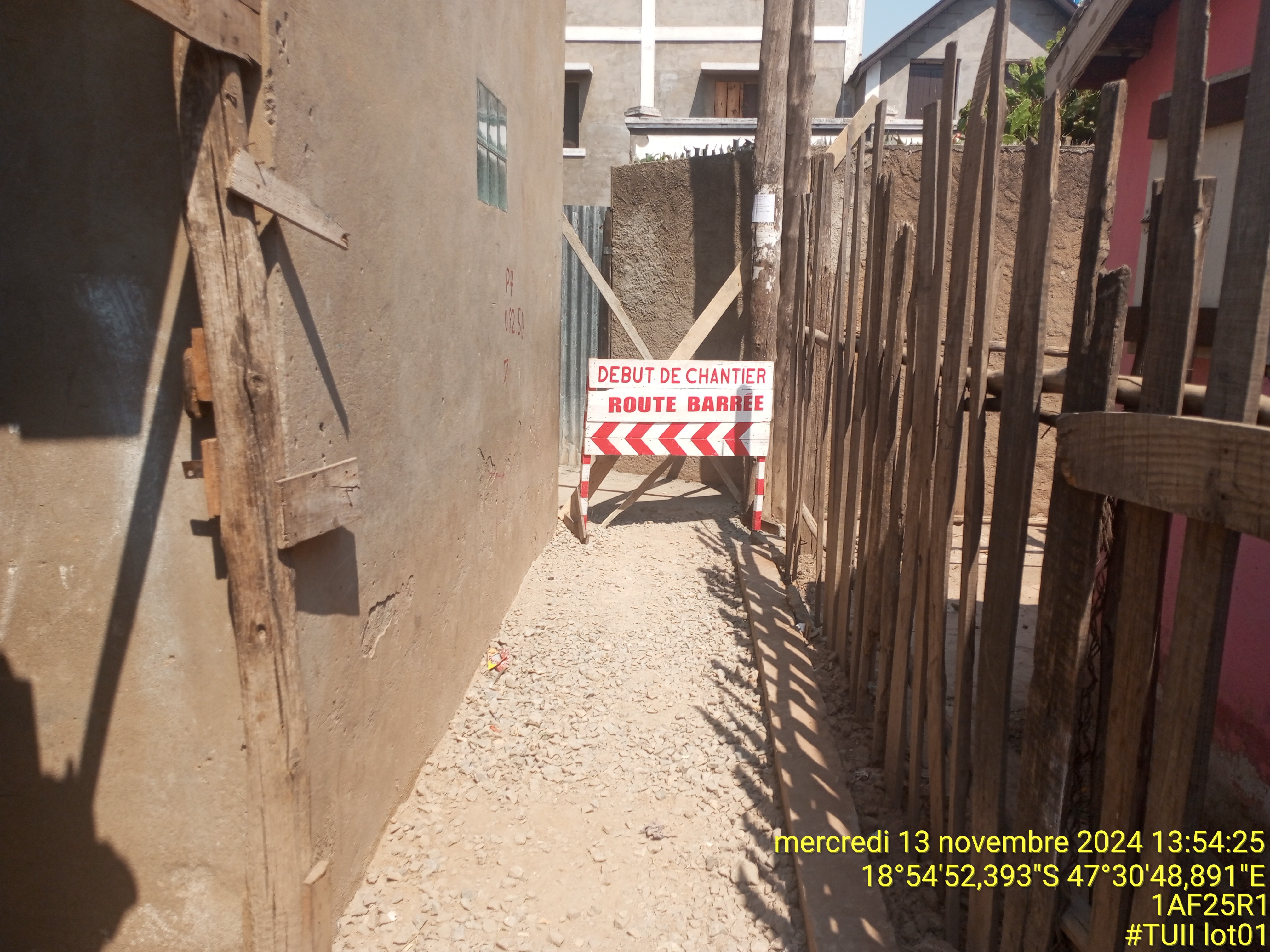 Image chantier après