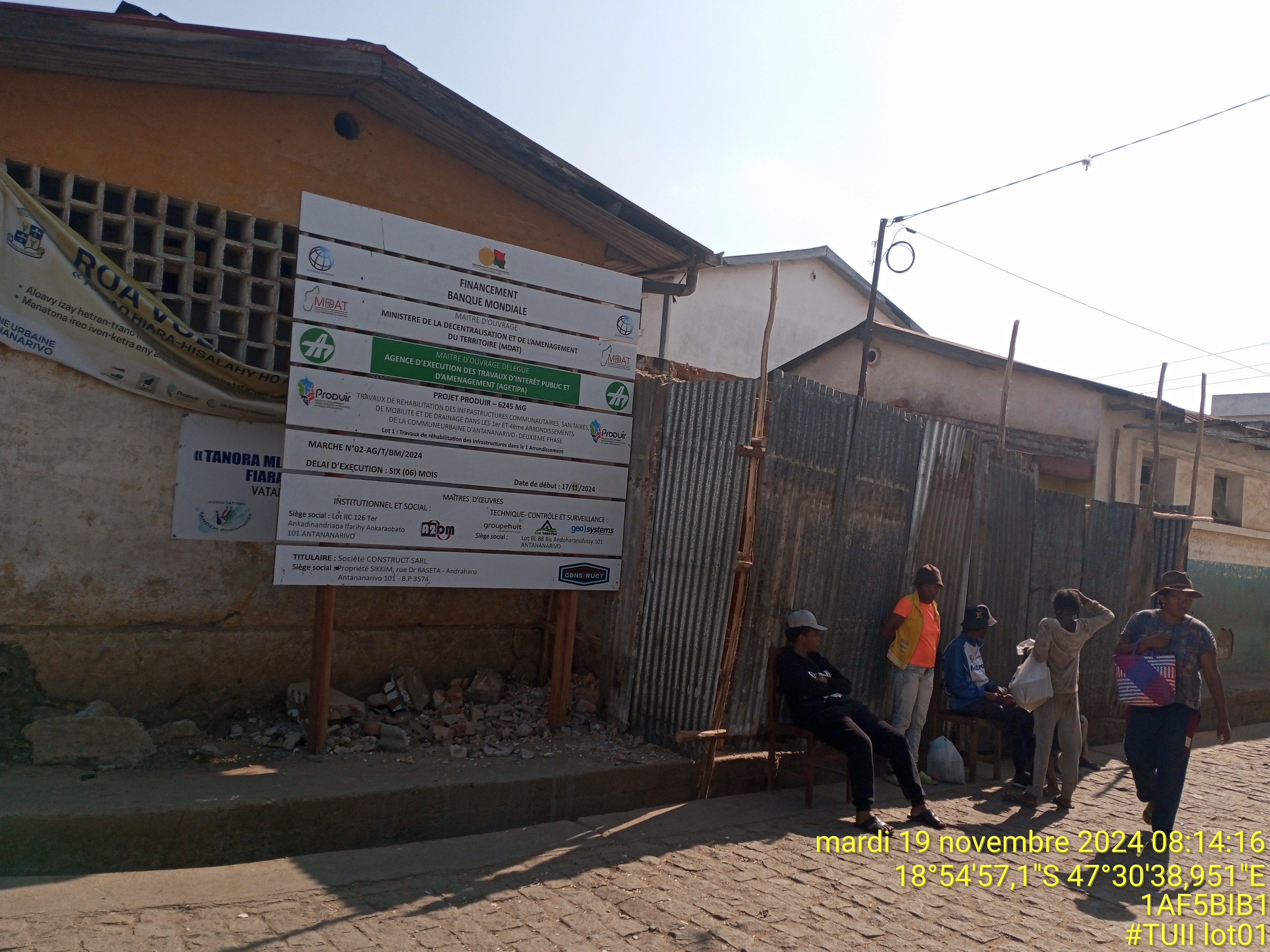 Image chantier avant