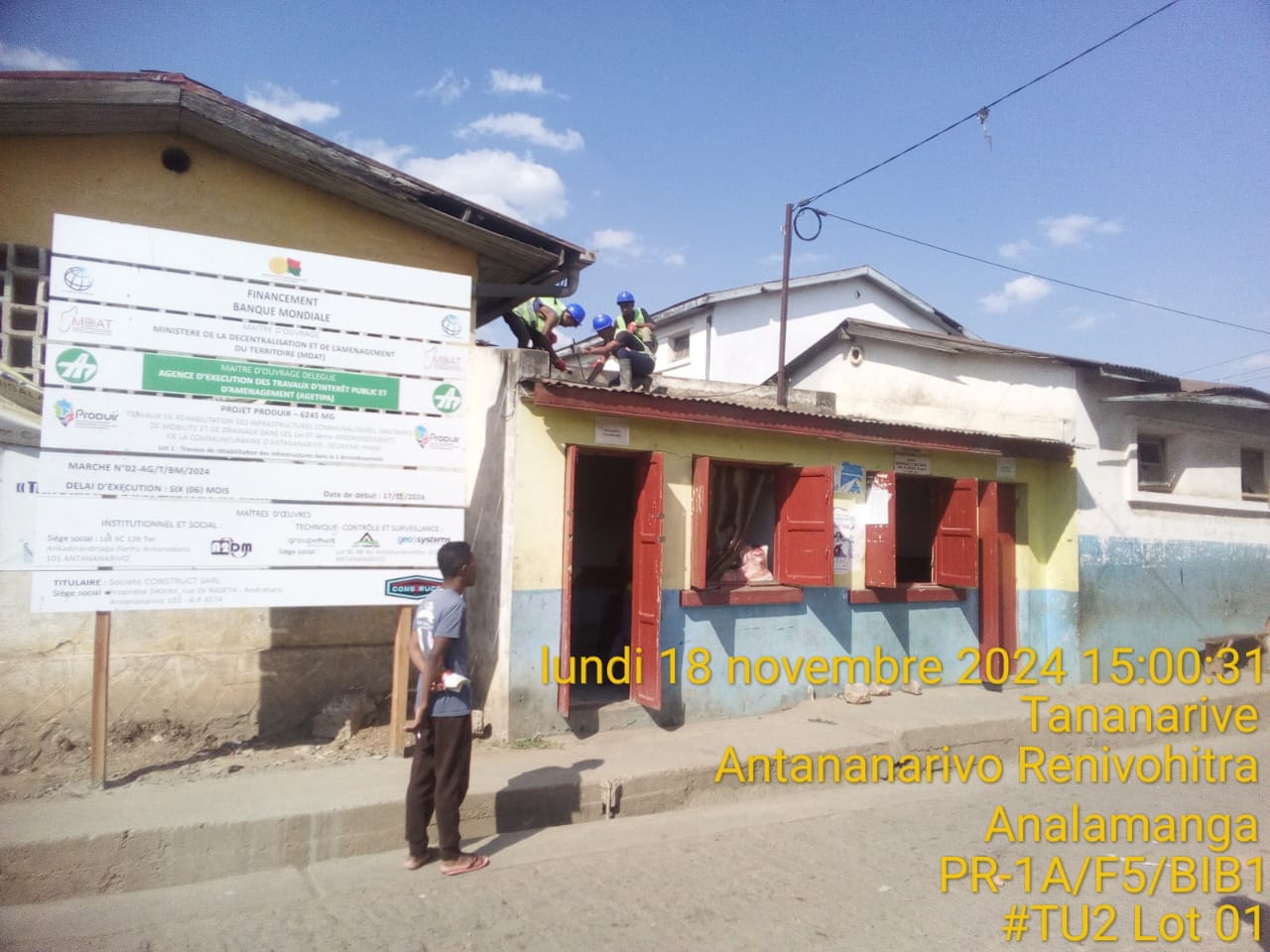 Image chantier avant