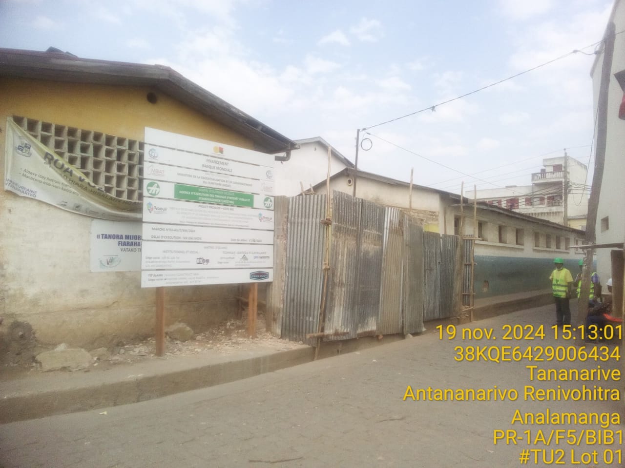Image chantier avant