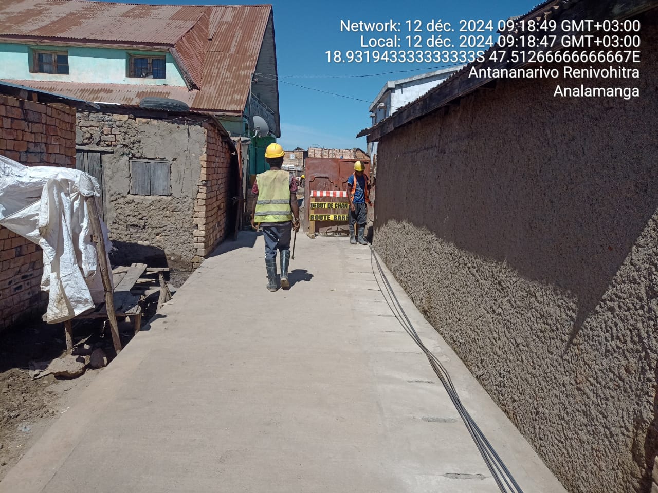 Image chantier après