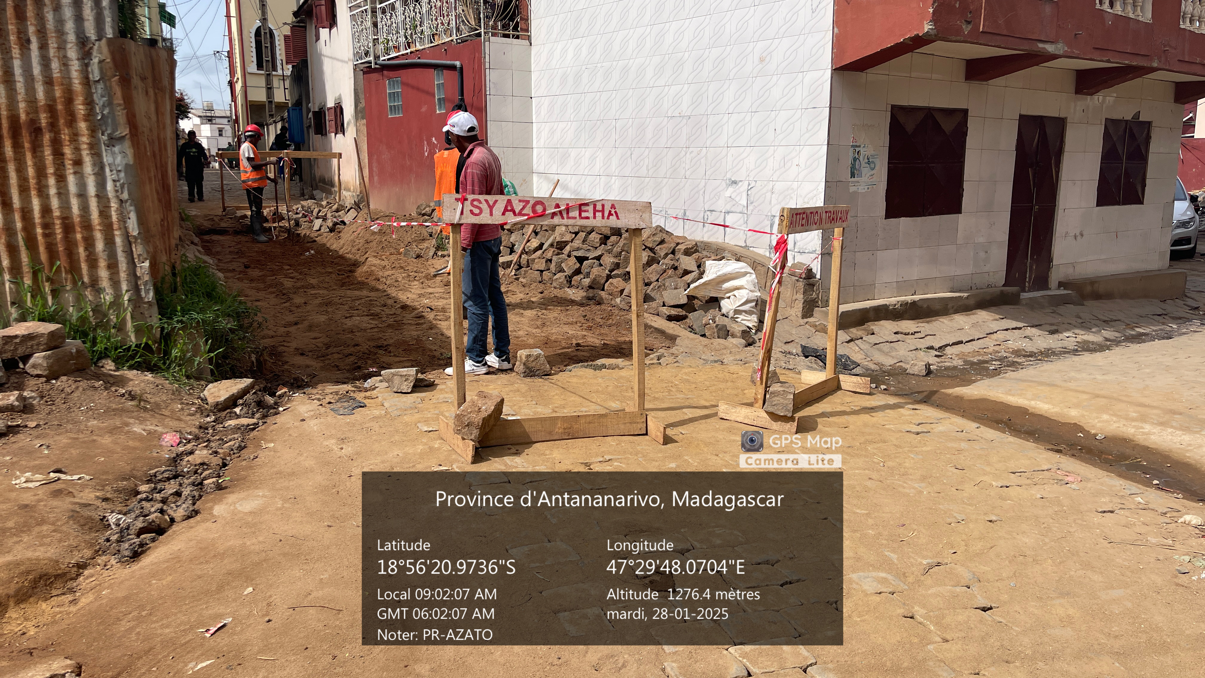 Image chantier avant