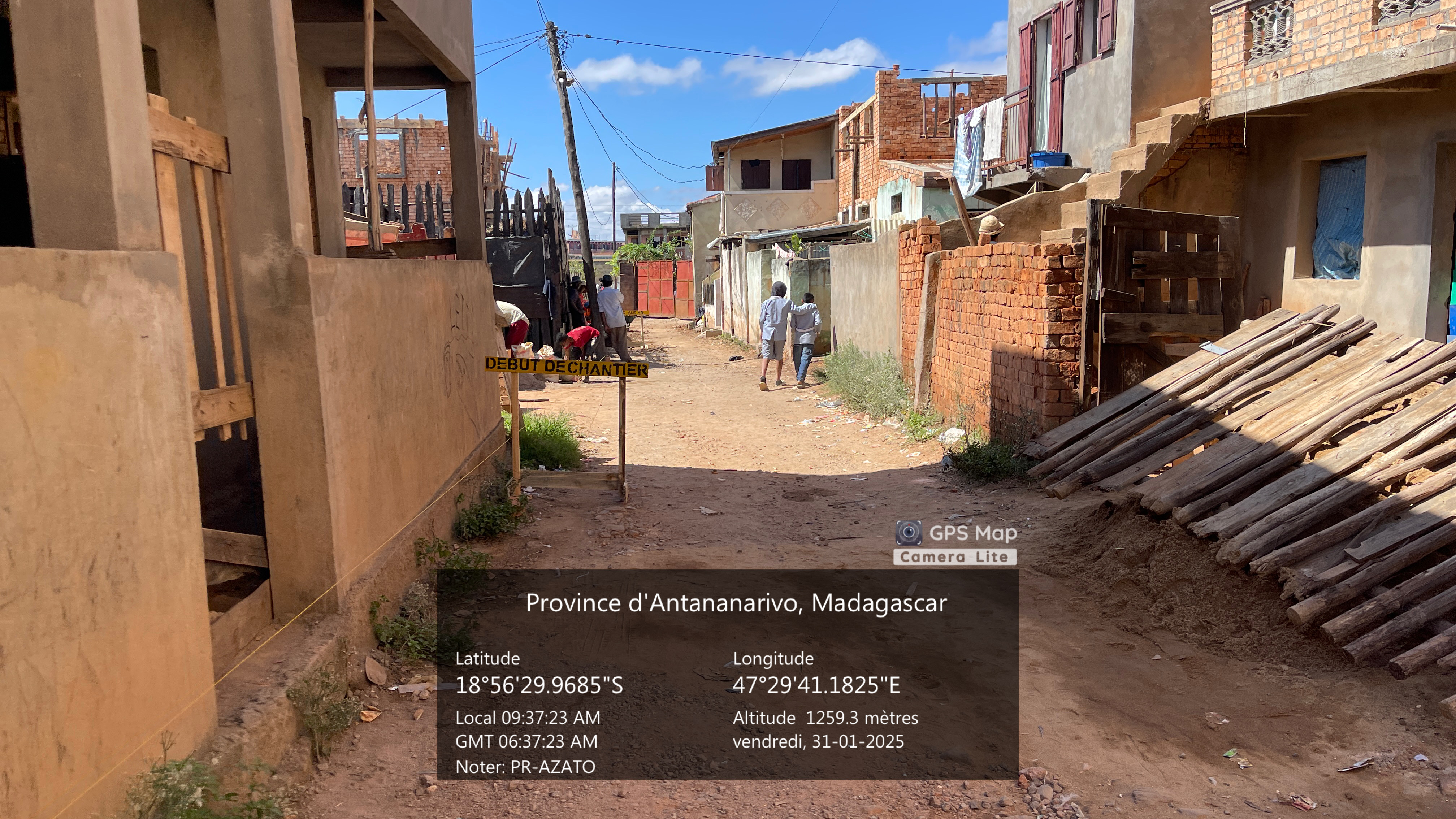 Image chantier avant