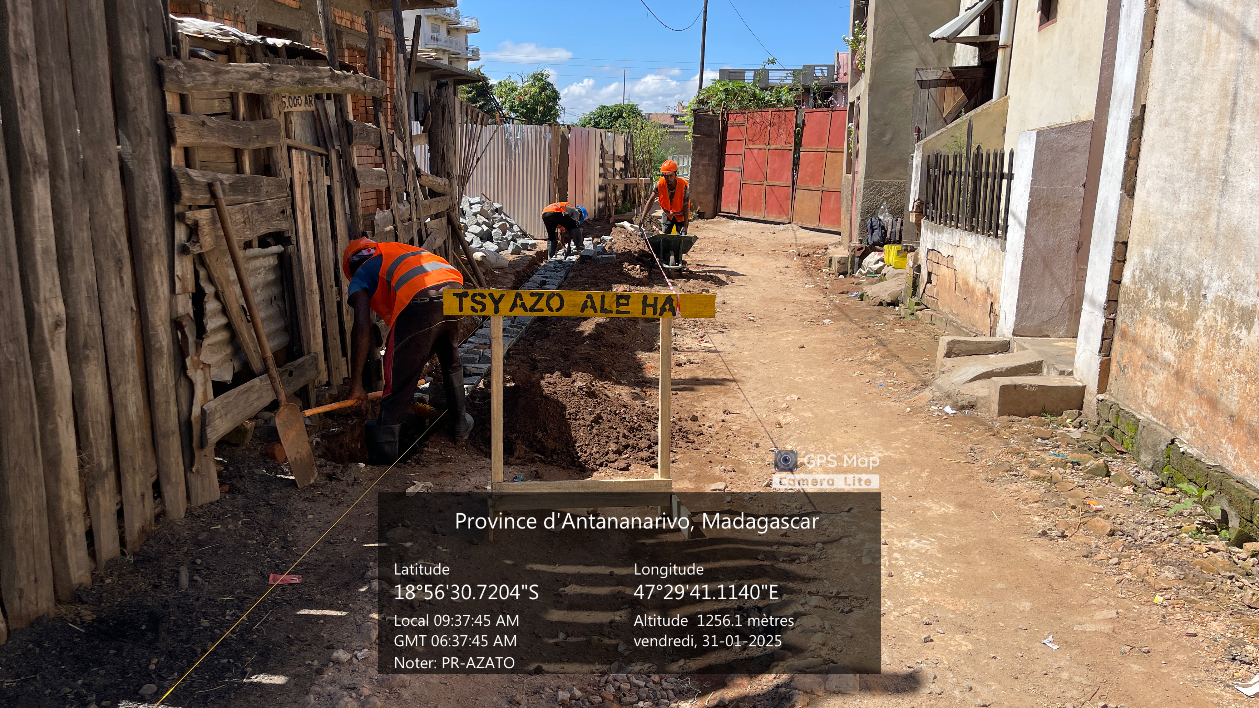 Image chantier avant
