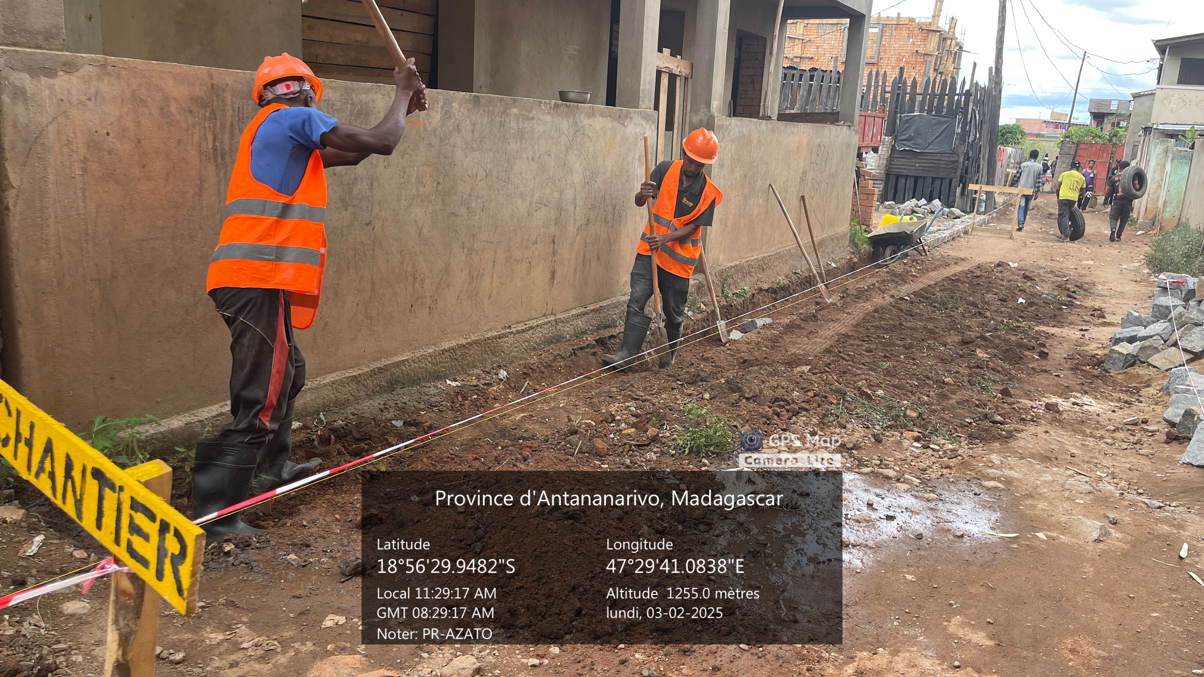 Image chantier avant