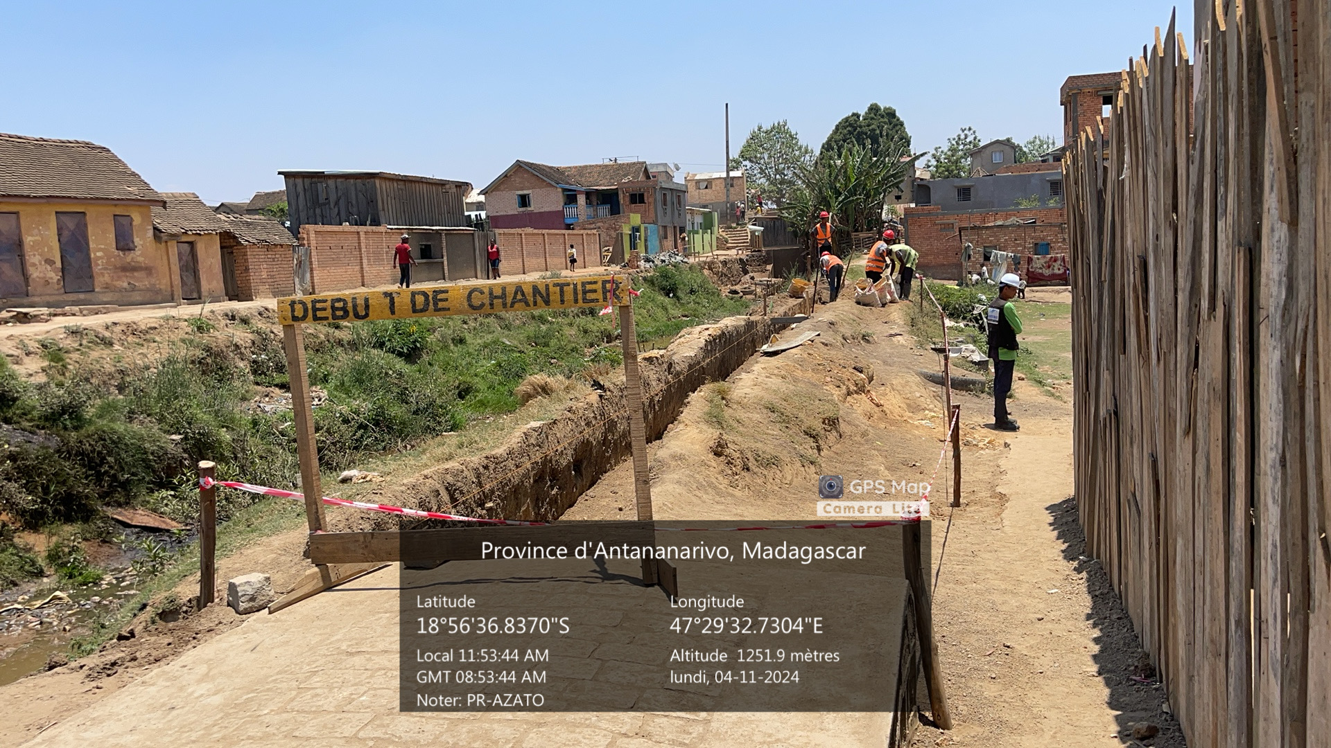 Image chantier avant