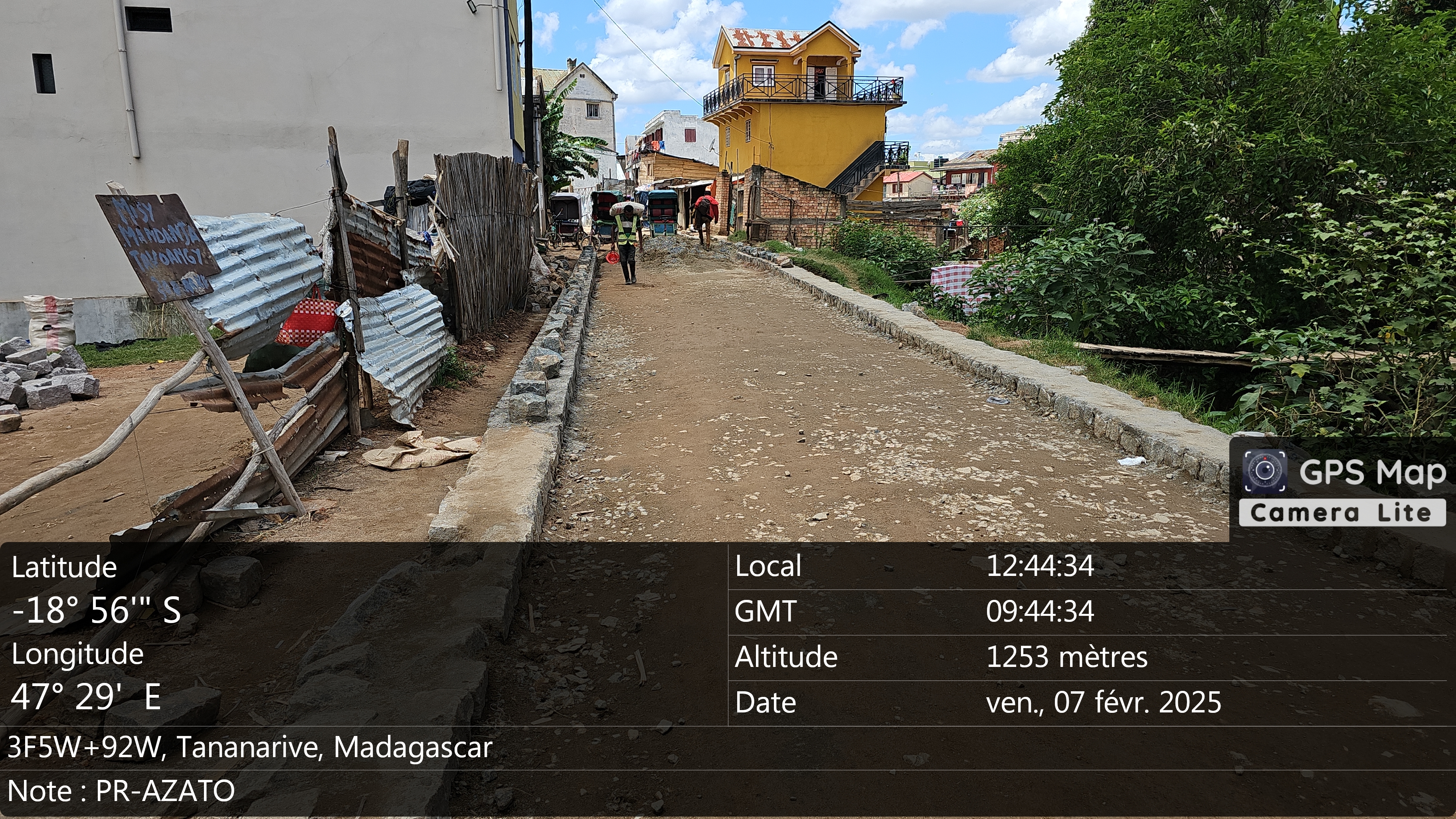 Image chantier avant