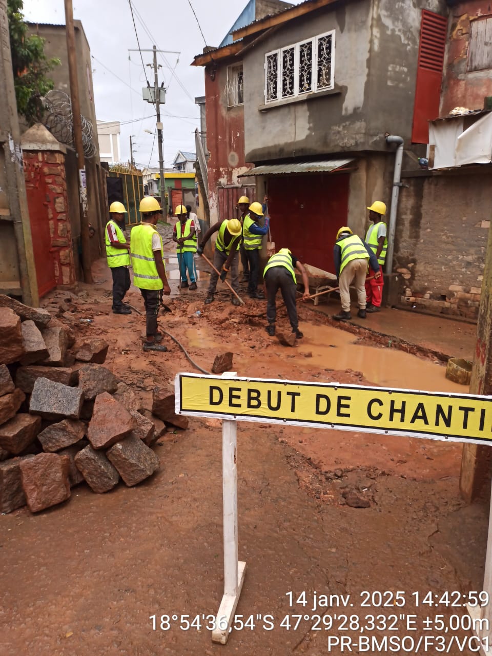 Image chantier avant