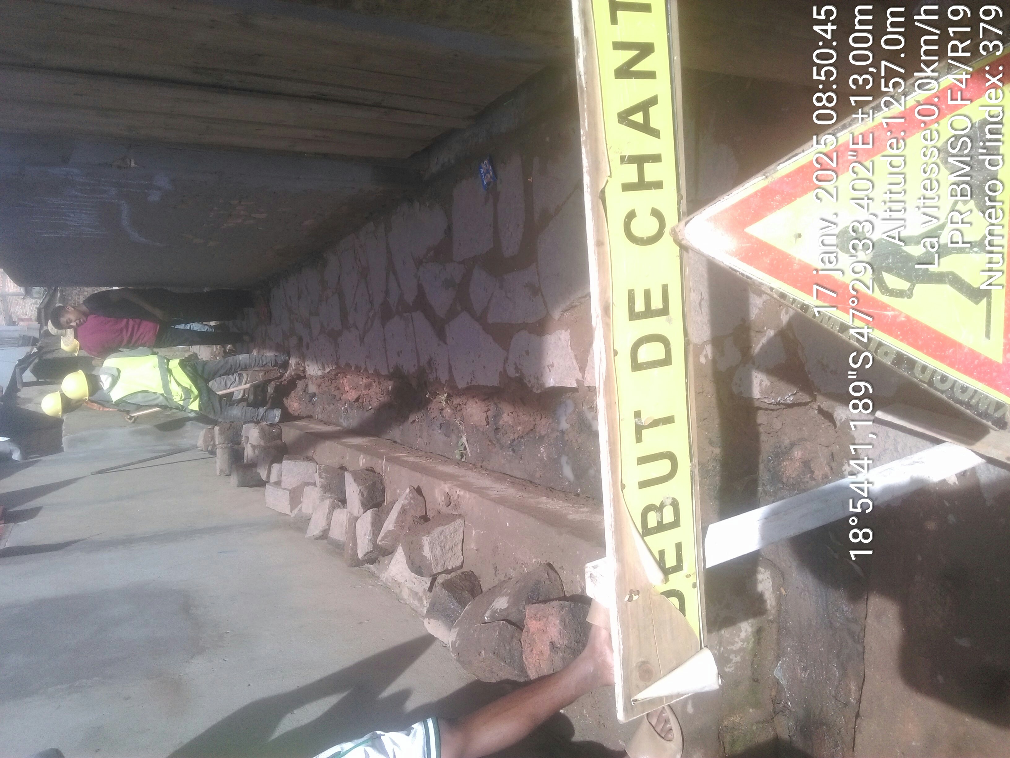 Image chantier avant