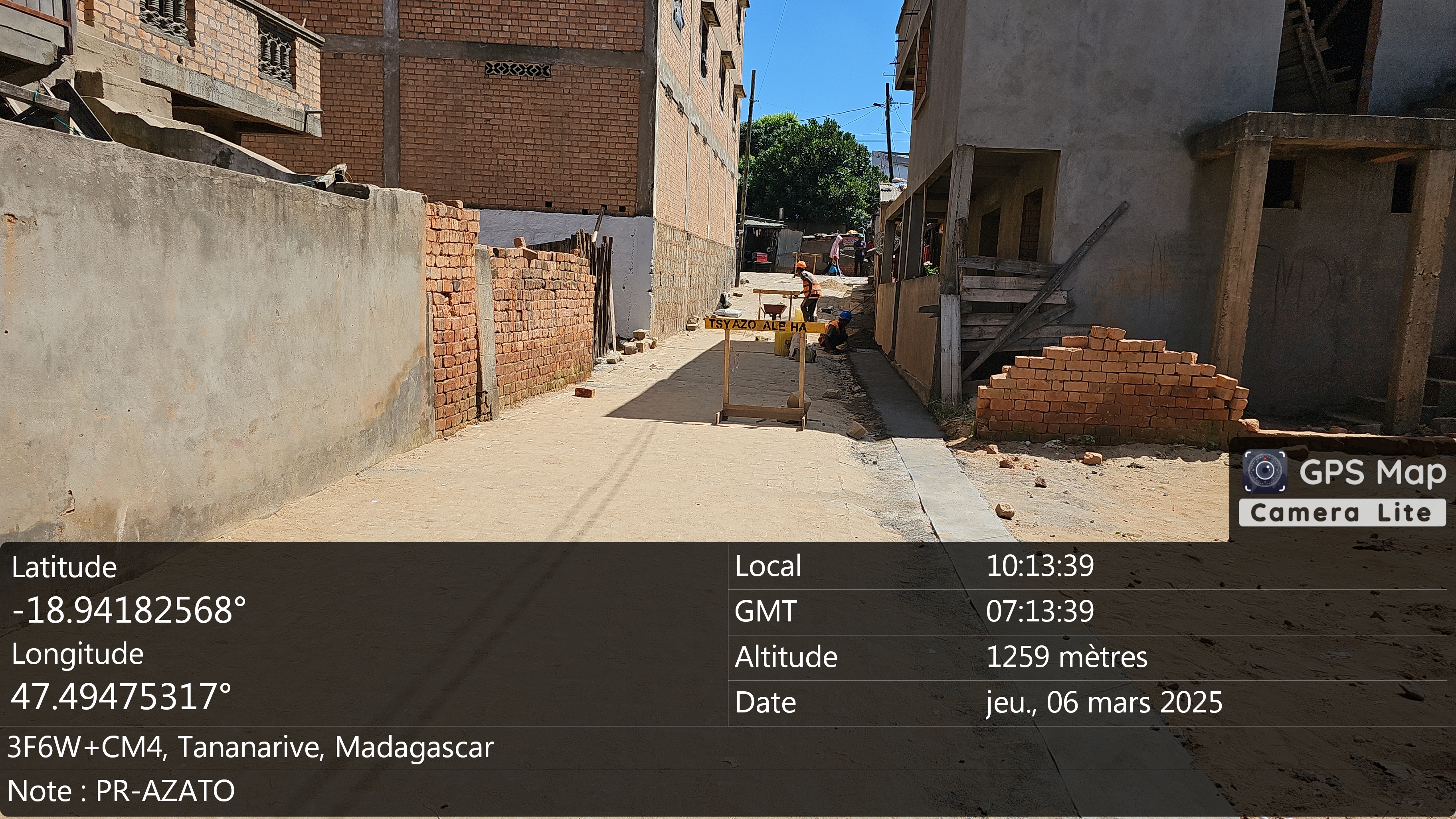 Image chantier pendant