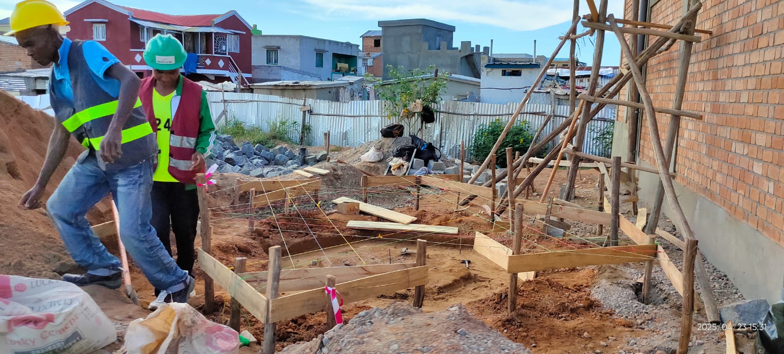 Image chantier avant