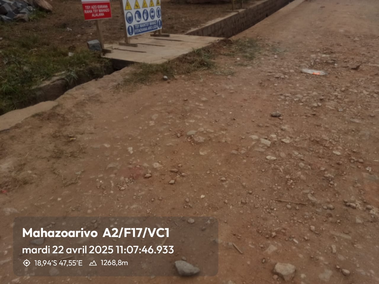 Image chantier avant